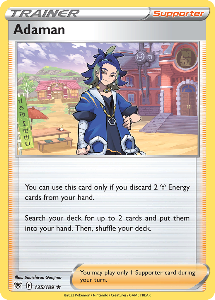 Adaman – Astral Radiance 135/189 Pokémon card