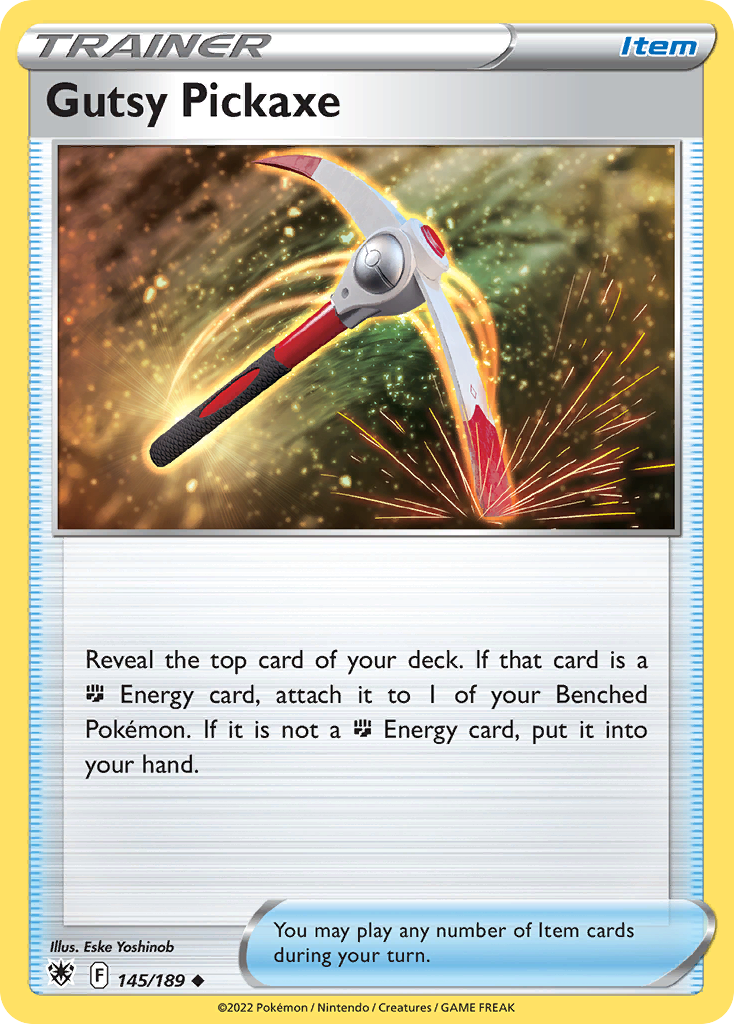 Gutsy Pickaxe – Astral Radiance 145/189 Pokémon card