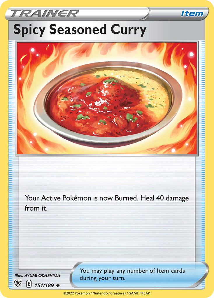 Spicy Seasoned Curry – Astral Radiance 151/189 Pokémon card