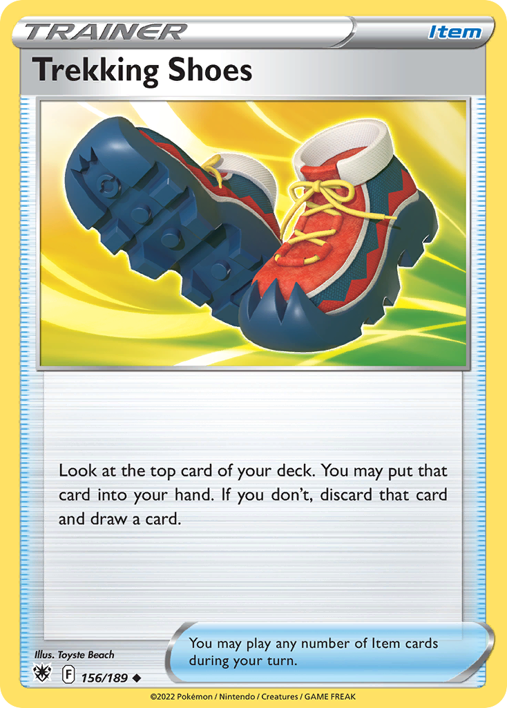 Trekking Shoes – Astral Radiance 156/189 Pokémon card