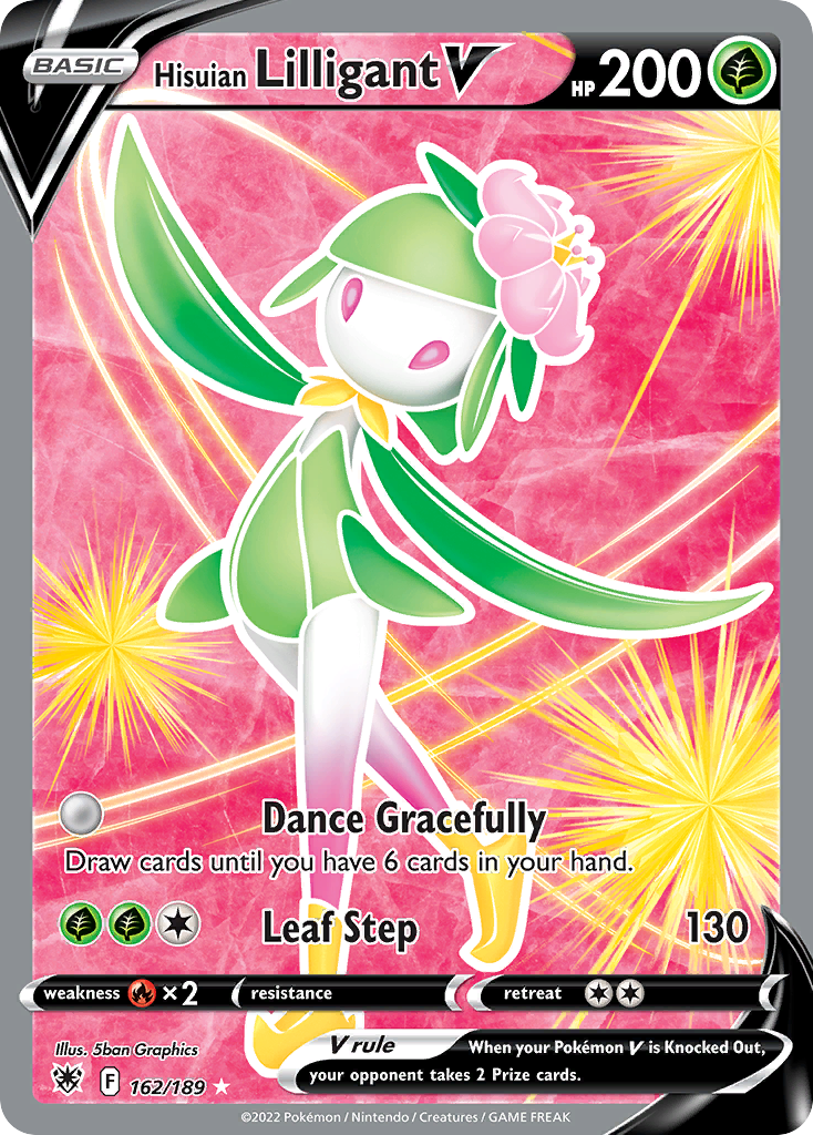 Hisuian Lilligant V – Astral Radiance 162/189 Pokémon card