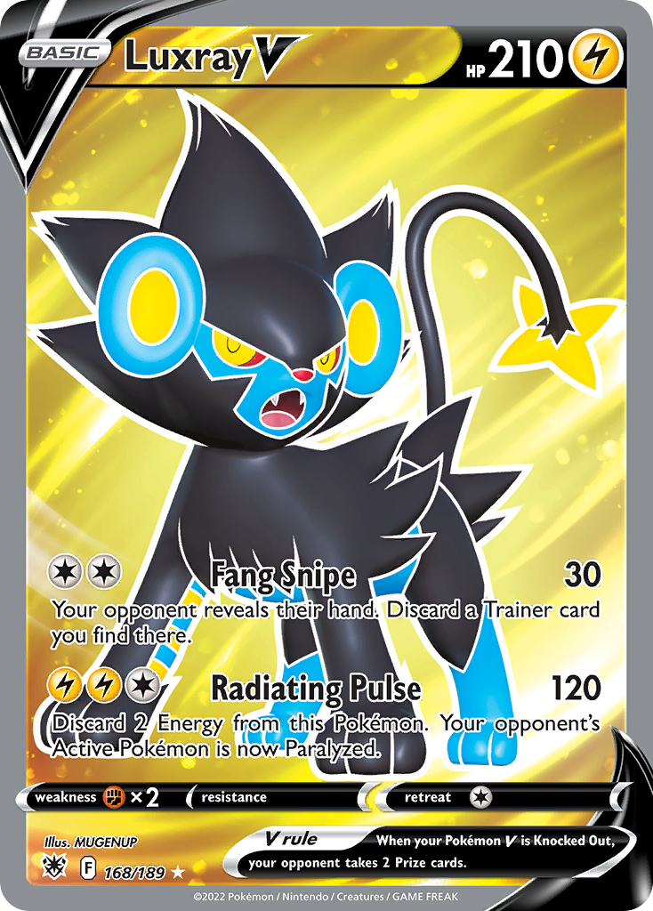 Luxray V – Astral Radiance 168/189 Pokémon card