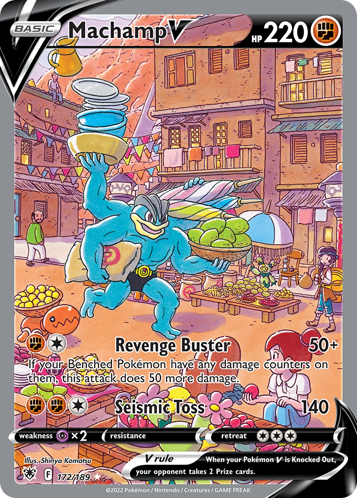 Machamp V – Astral Radiance 172/189 Pokémon card