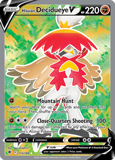 Hisuian Decidueye V - Astral Radiance 173