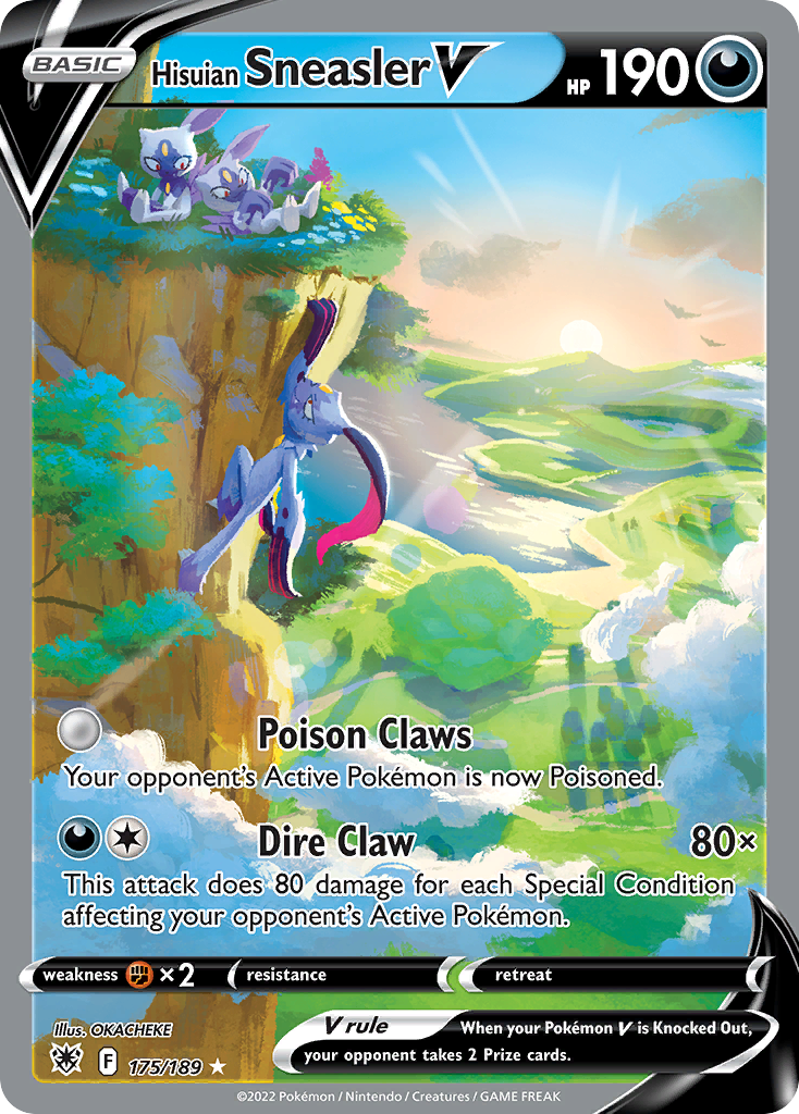 Hisuian Sneasler V – Astral Radiance 175/189 Pokémon card