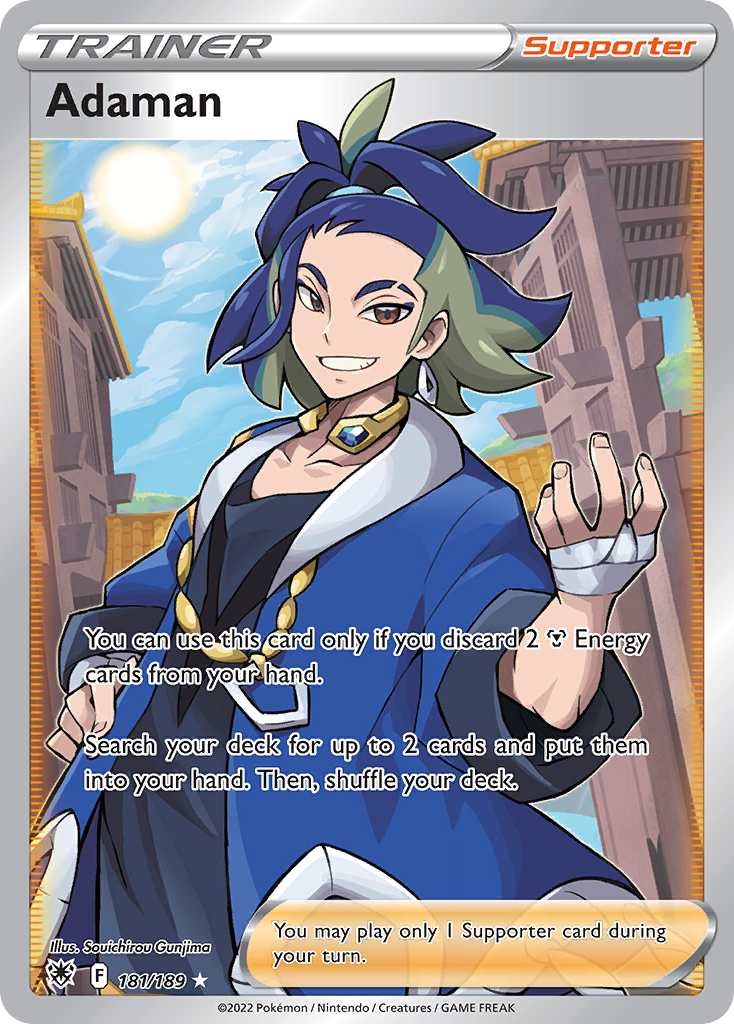 Adaman – Astral Radiance 181/189 Pokémon card
