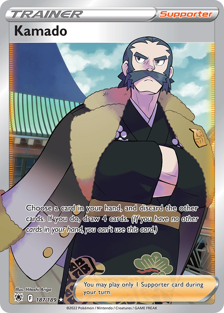 Kamado – Astral Radiance 187/189 Pokémon card
