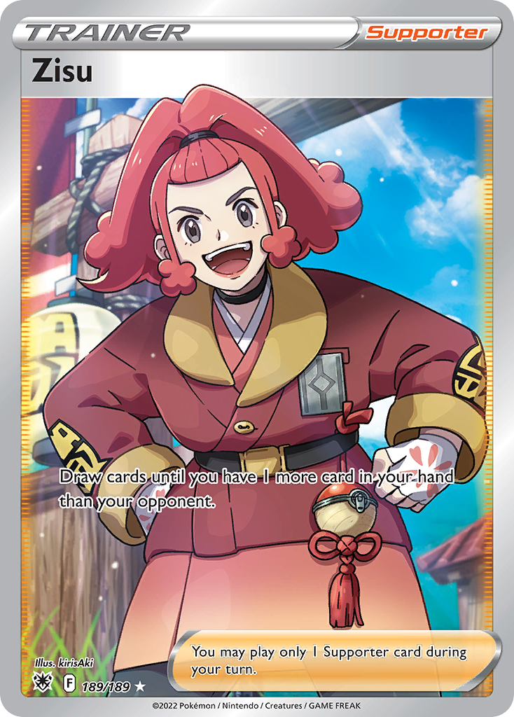 Zisu – Astral Radiance 189/189 Pokémon card