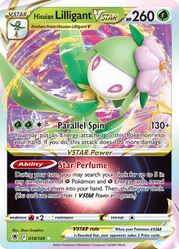 Hisuian Lilligant VSTAR - Astral Radiance 18