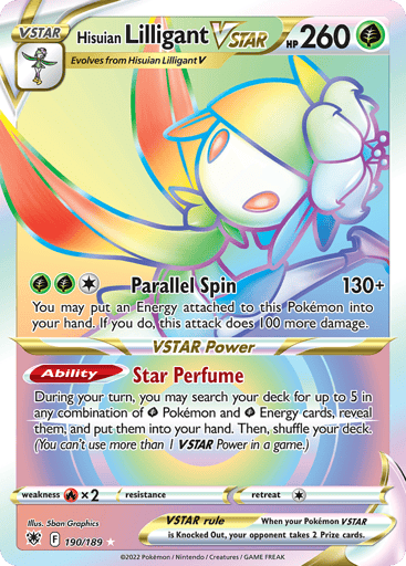 Hisuian Lilligant VSTAR - Astral Radiance 190