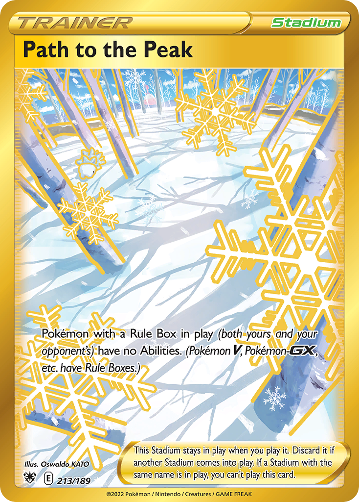Path to the Peak – Astral Radiance 213/189 Pokémon card