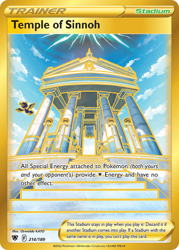 Temple of Sinnoh – Astral Radiance 214/189 Pokémon card