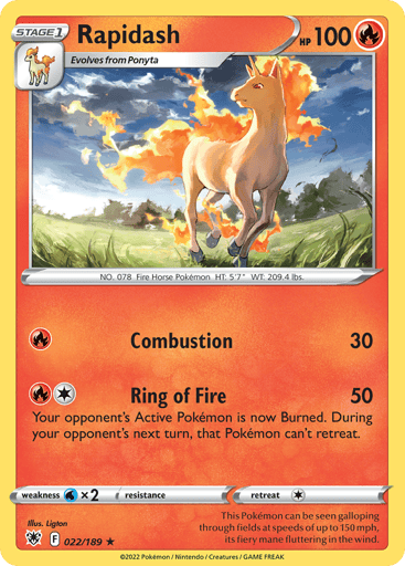 Rapidash - Astral Radiance 22