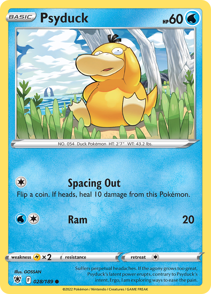 Psyduck – Astral Radiance 028/189 Pokémon card