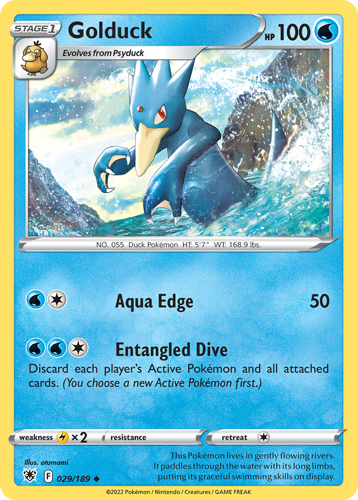 Golduck – Astral Radiance 029/189 Pokémon card
