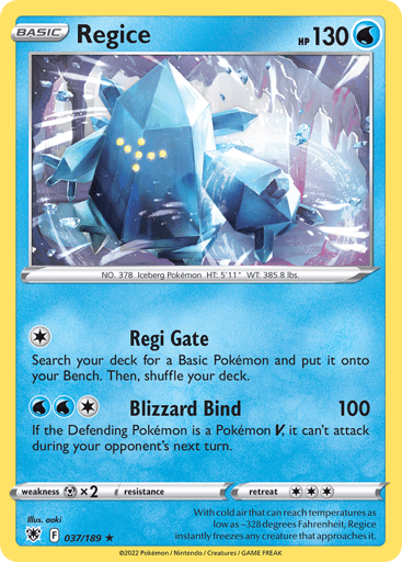 Regice - Astral Radiance 37