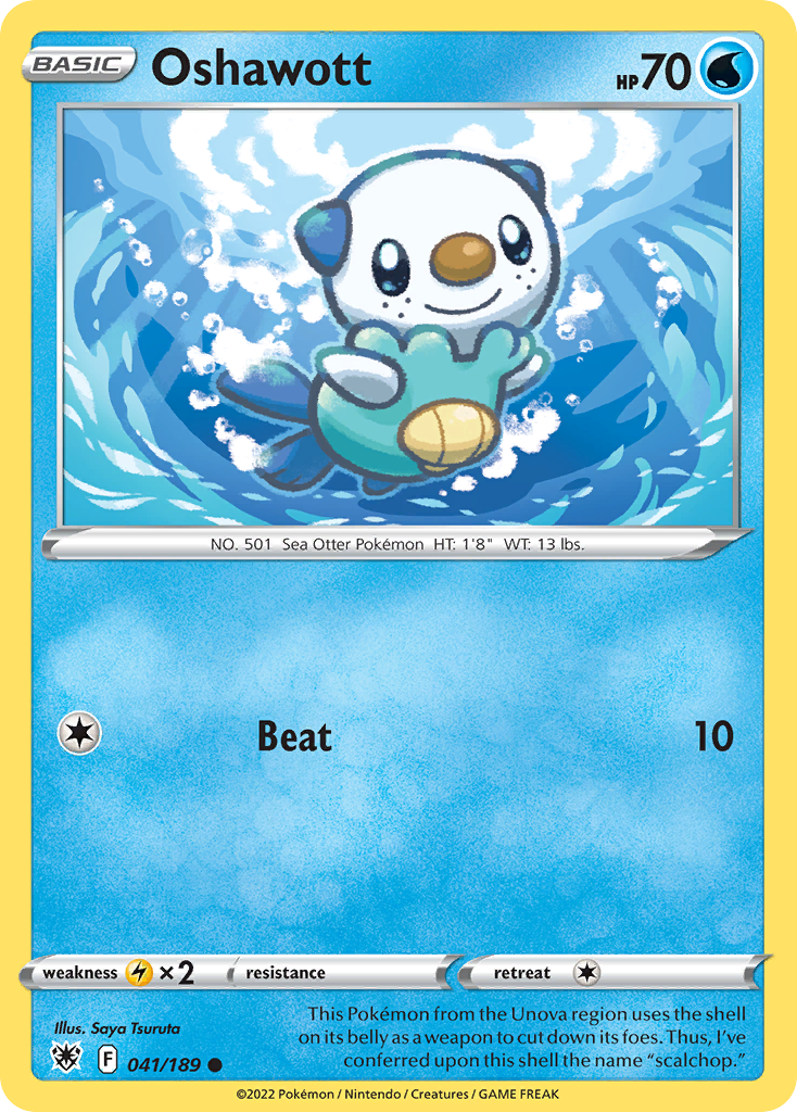 Oshawott – Astral Radiance 041/189 Pokémon card