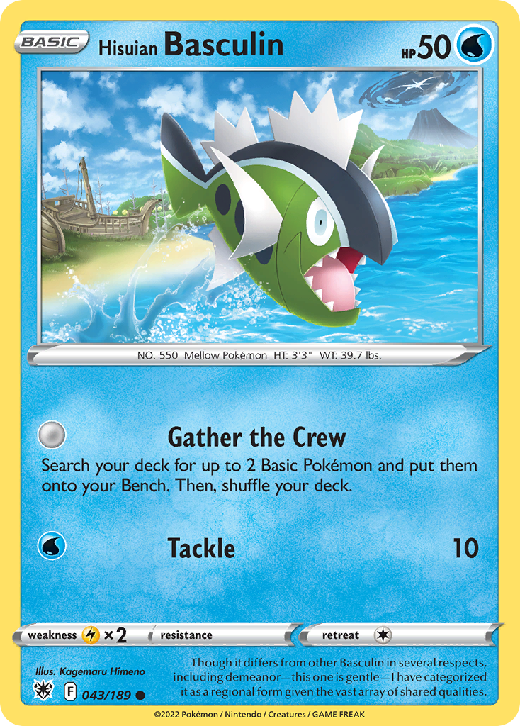 Hisuian Basculin – Astral Radiance 043/189 Pokémon card