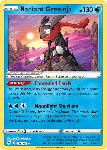 Radiant Greninja - Astral Radiance 46