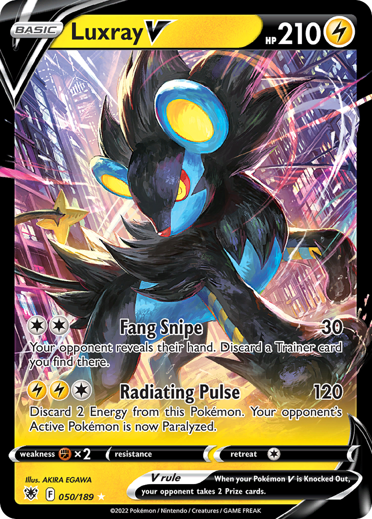 Luxray V – Astral Radiance 050/189 Pokémon card