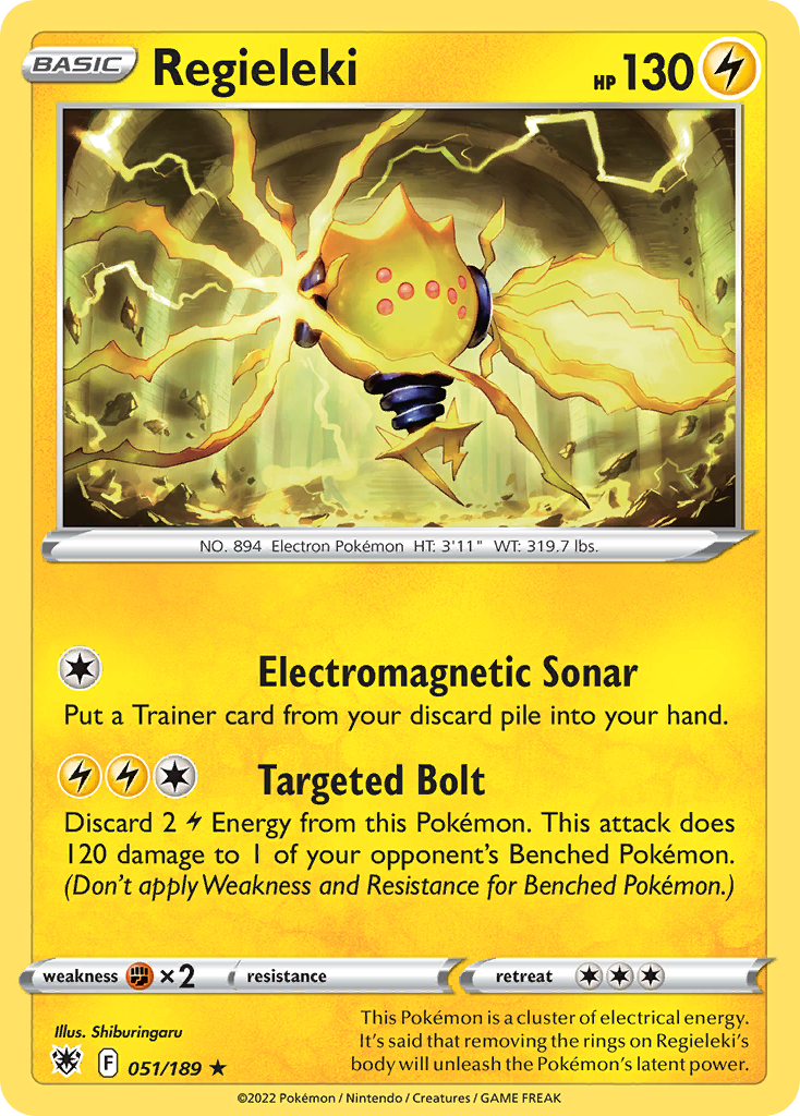 Regieleki – Astral Radiance 051/189 Pokémon card