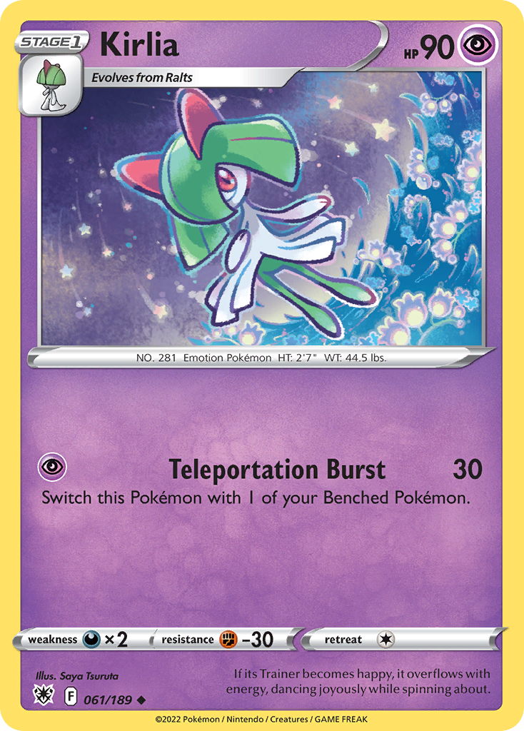 Kirlia – Astral Radiance 061/189 Pokémon card