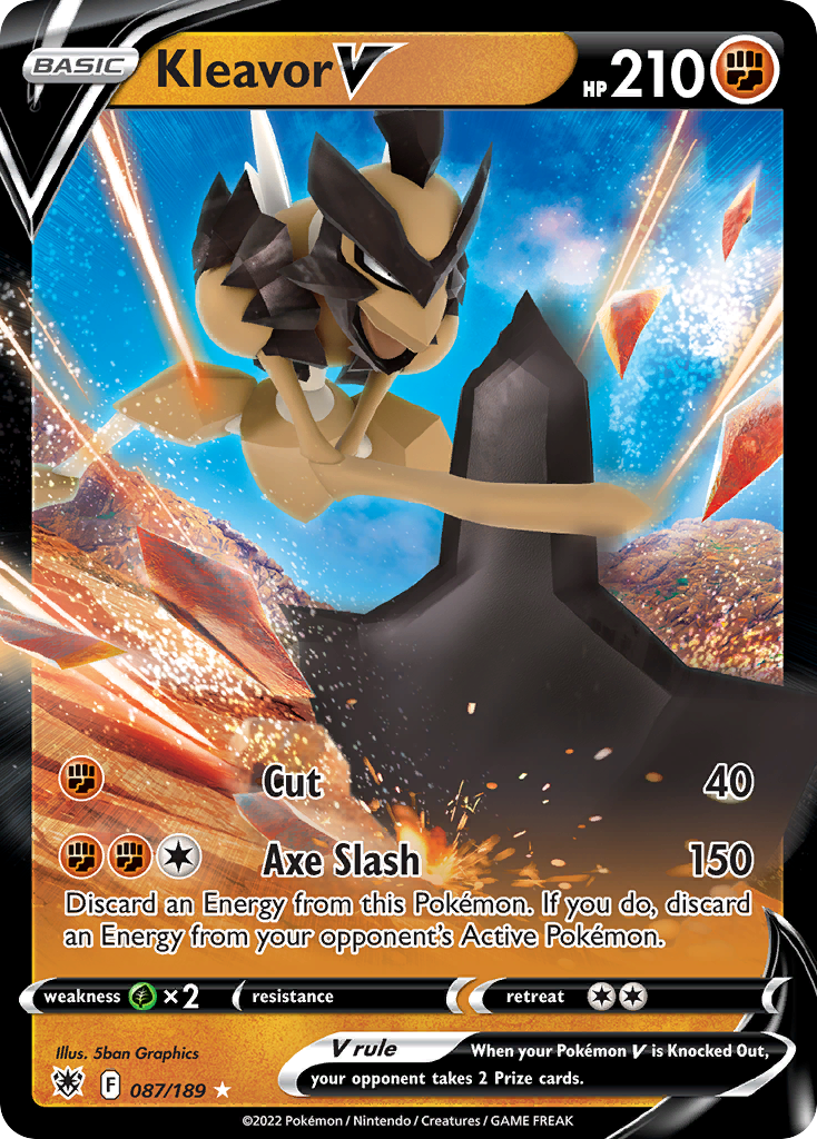 Kleavor V – Astral Radiance 087/189 Pokémon card