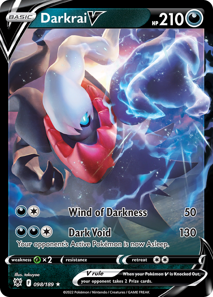 Darkrai V – Astral Radiance 098/189 Pokémon card