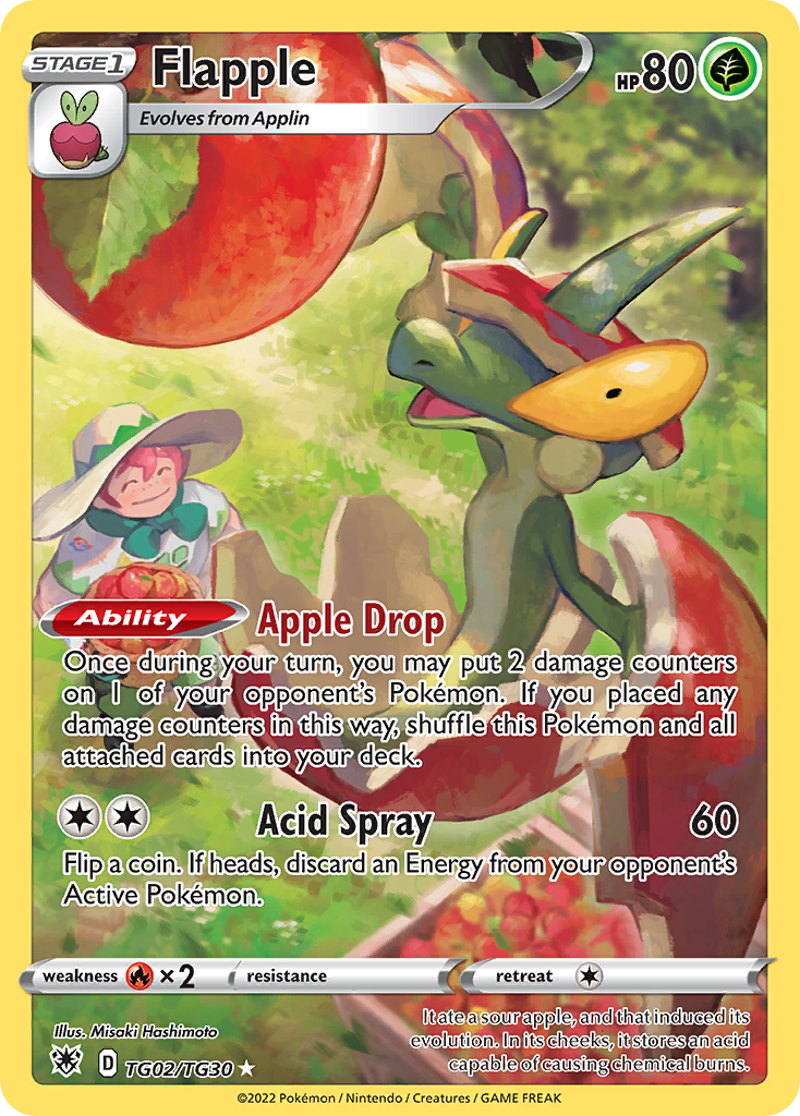 Flapple – Astral Radiance Trainer Gallery TG02/TG30 Pokémon card