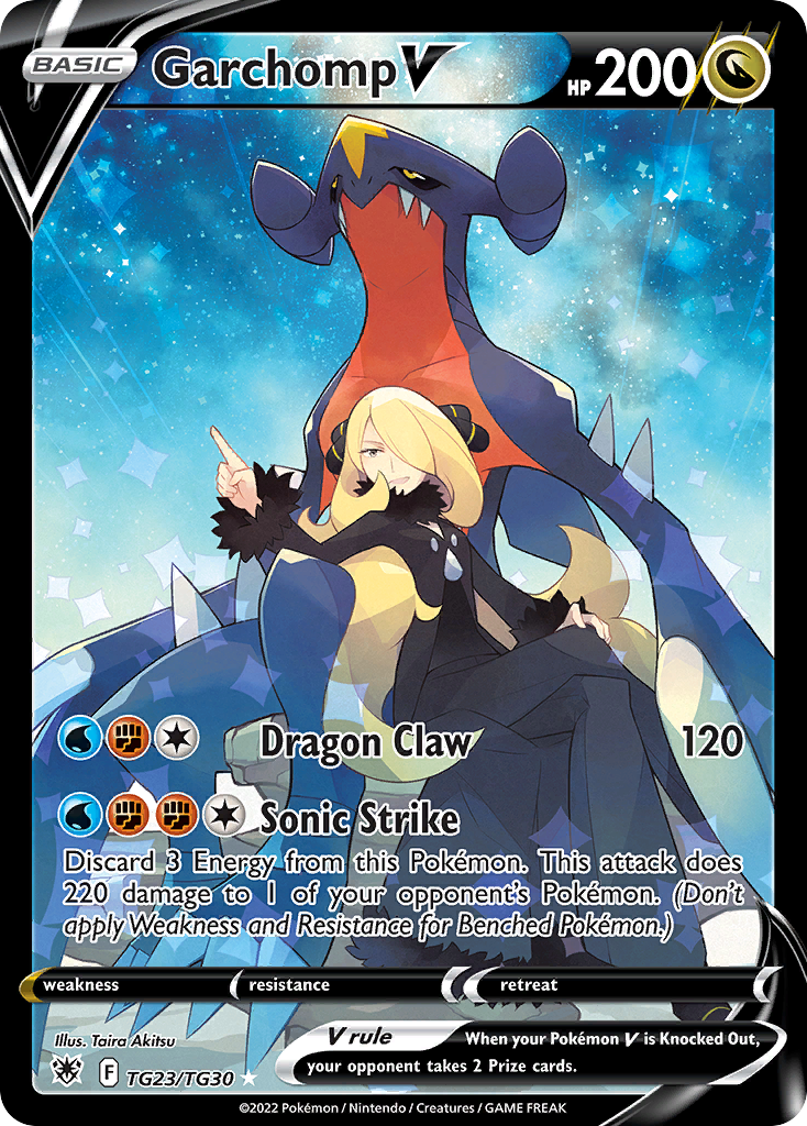Garchomp V – Astral Radiance Trainer Gallery TG23/TG30 Pokémon card