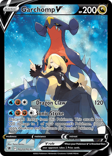 Garchomp V - Astral Radiance Trainer Gallery TG23