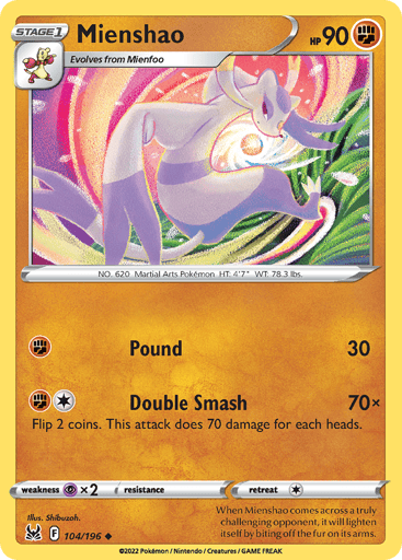 Mienshao - Lost Origin 104
