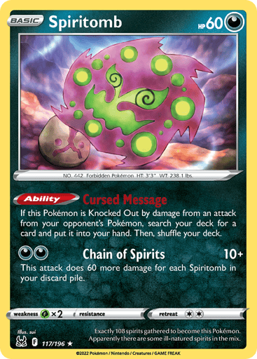 Spiritomb - Lost Origin 117