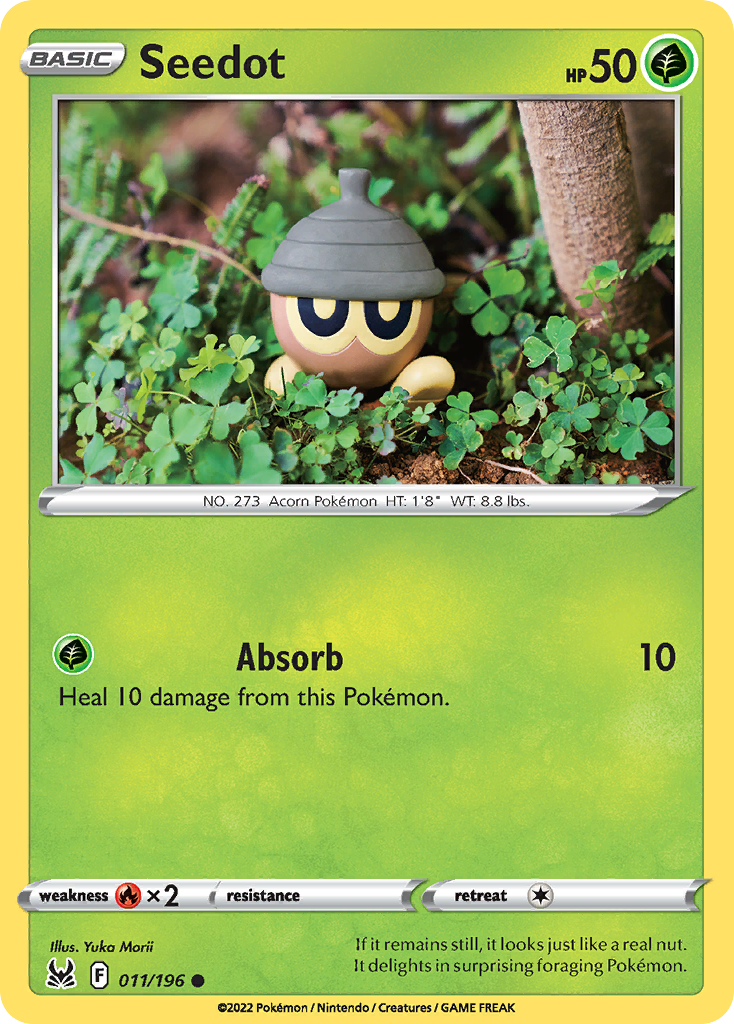 Seedot – Lost Origin 011/196 Pokémon card