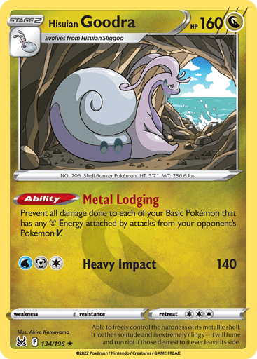 Hisuian Goodra - Lost Origin 134