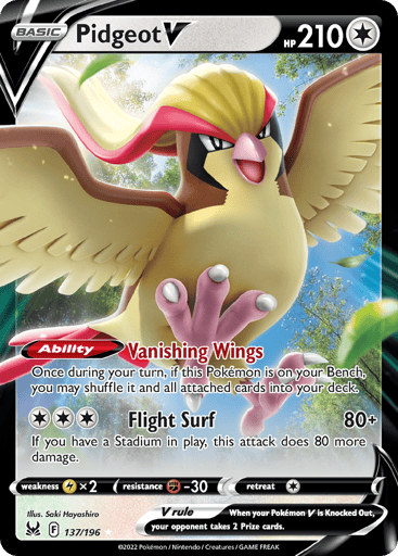 Pidgeot V - Lost Origin 137