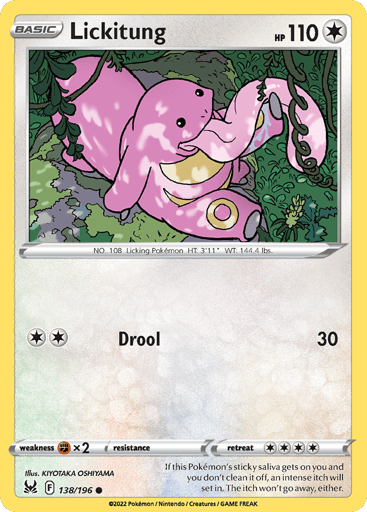 Lickitung - Lost Origin 138