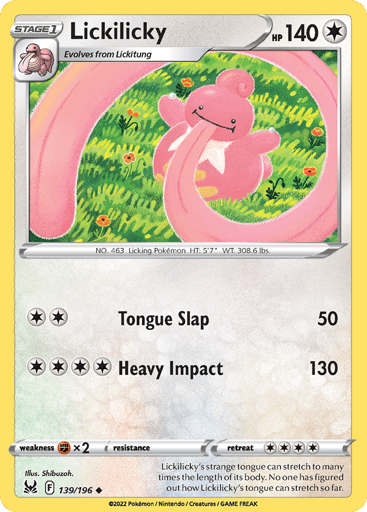 Lickilicky - Lost Origin 139