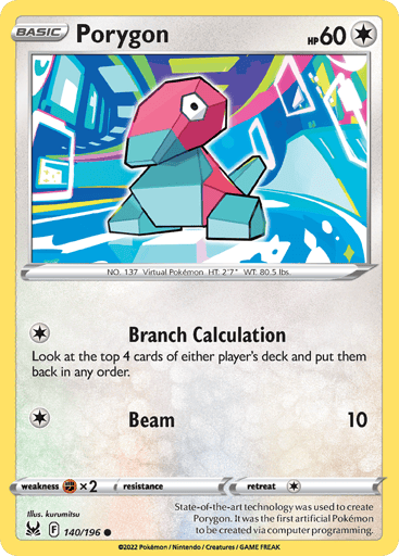 Porygon - Lost Origin 140