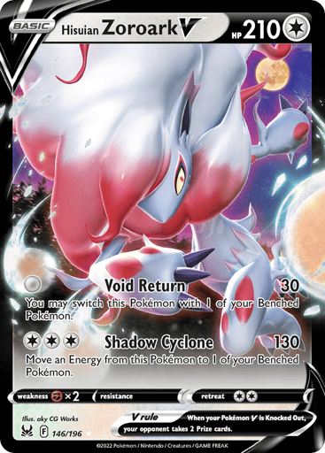 Hisuian Zoroark V - Lost Origin 146