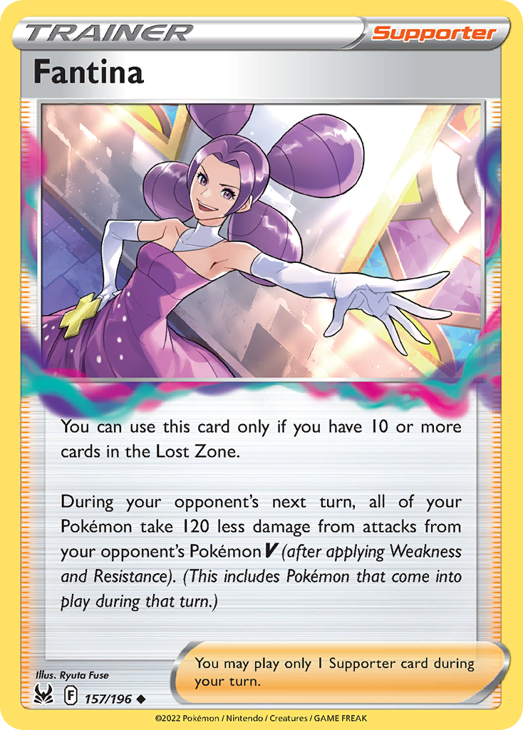 Fantina – Lost Origin 157/196 Pokémon card