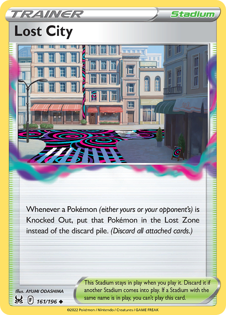 Lost City – Lost Origin 161/196 Pokémon card