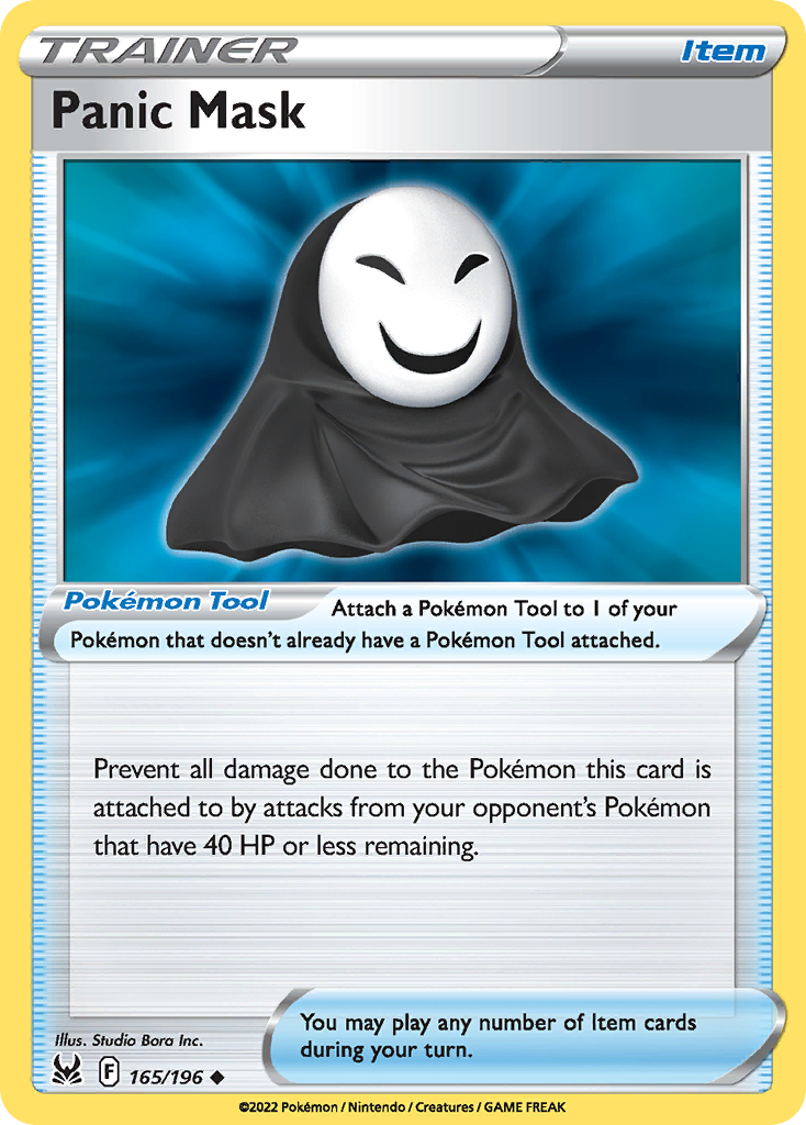 Panic Mask – Lost Origin 165/196 Pokémon card