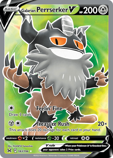 Galarian Perrserker V - Lost Origin 183