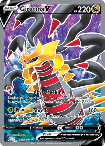 Giratina V - Lost Origin 185