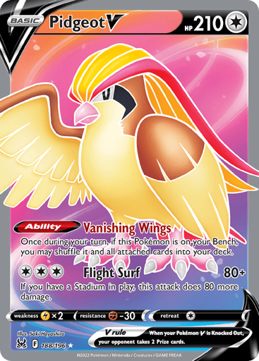 Pidgeot V - Lost Origin 188