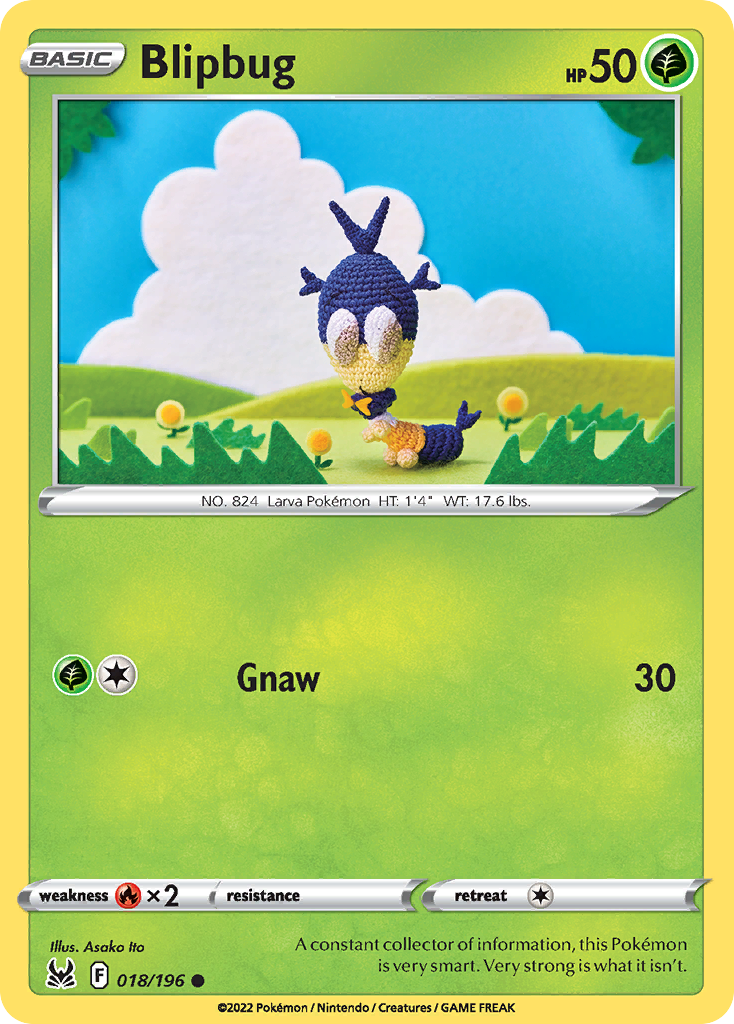 Blipbug – Lost Origin 018/196 Pokémon card