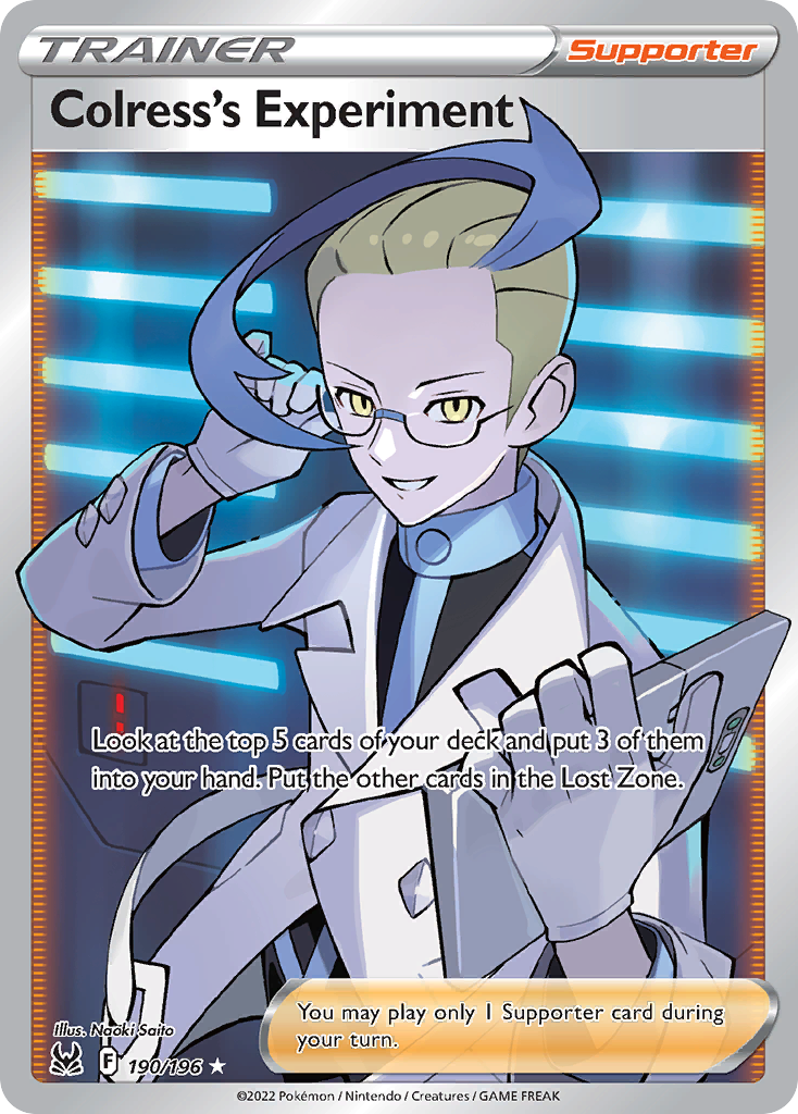 Colress's Experiment – Lost Origin 190/196 Pokémon card