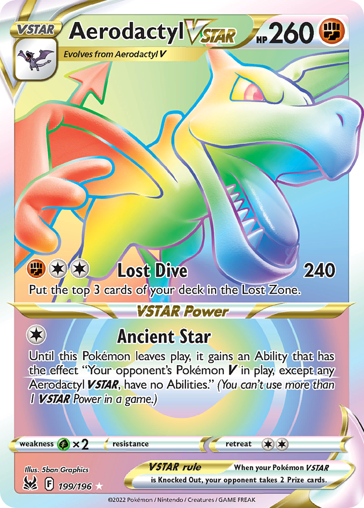 Aerodactyl VSTAR – Lost Origin 199/196 Pokémon card
