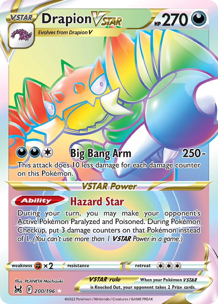 Drapion VSTAR – Lost Origin 200/196 Pokémon card